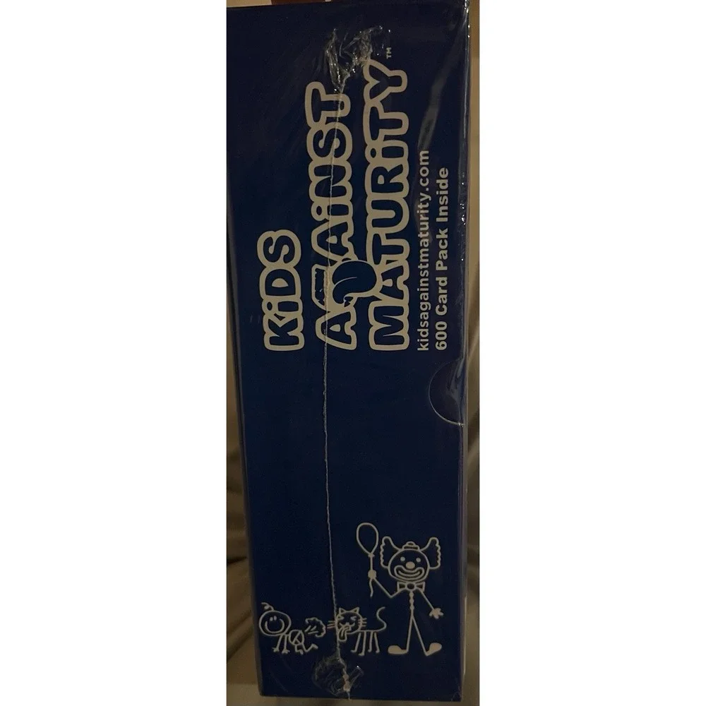 Kids Against Maturity‎ Core Game & Expansion Packs Blue Box Card Game Sealed